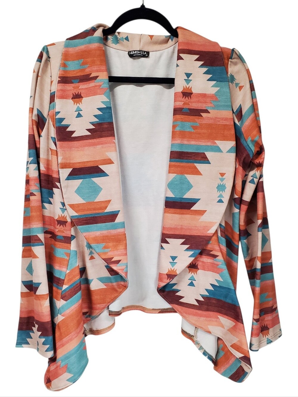 Heimish Aztec Jacket XXL Southwest Coastal Cowgirl Western Rodeo Fall Fashion